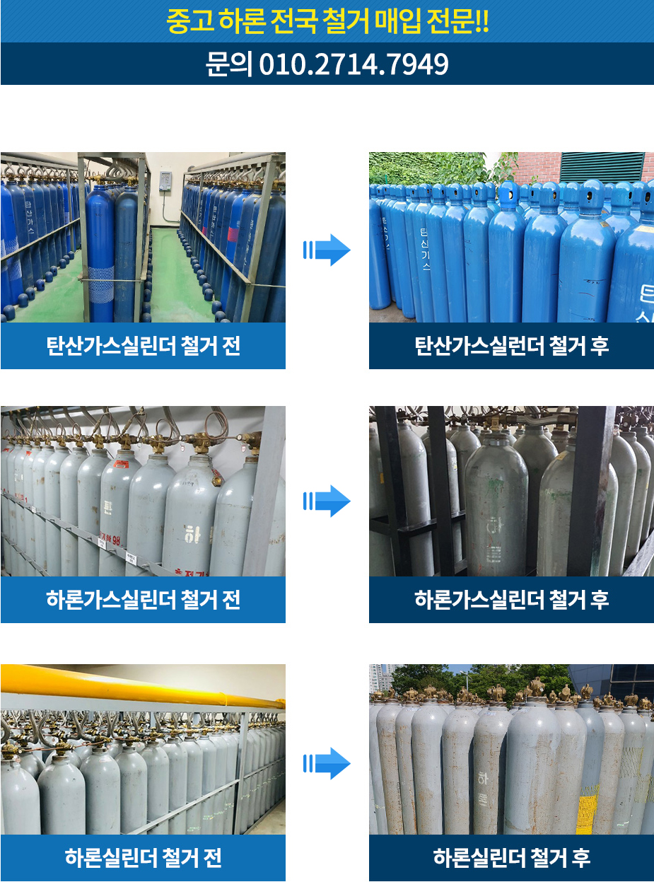 중고 하론 전국 철거 매입 전문 - 대성소방설비